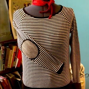Striped Sweater w/ Neato Elbows